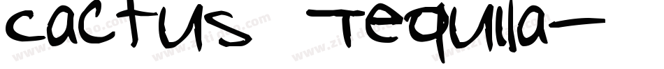 Cactus Tequila字体转换
